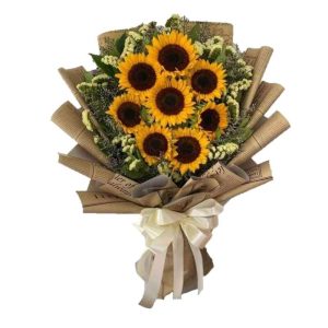 8pcs Sunflower Bouquet
