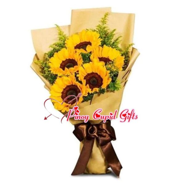 5 pcs Sunflower Bouquet