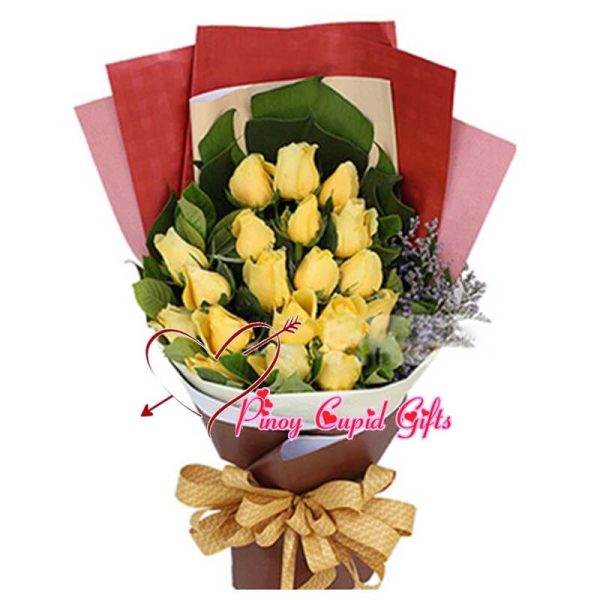 20 Imported Yellow Roses