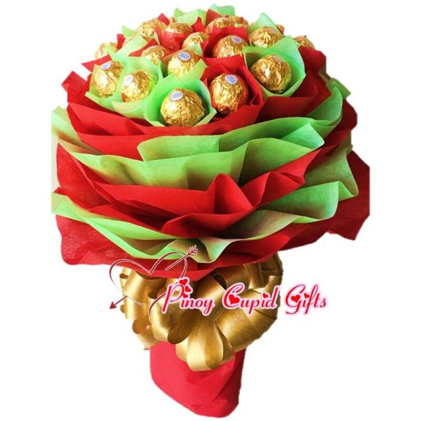 16 pcs Ferrero Chocolate Bouquet