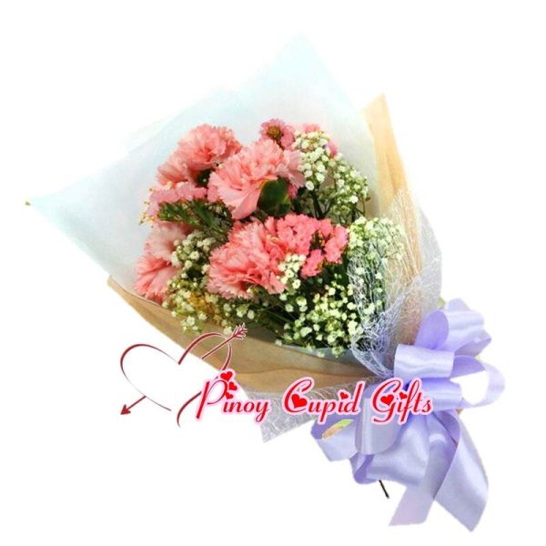 Pink Carnations Bouquet