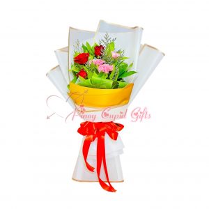 Mixed Roses, Gerberas bouquet