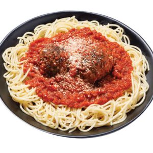 Yellow Cab Spaghetti and Meat Balls Pasta