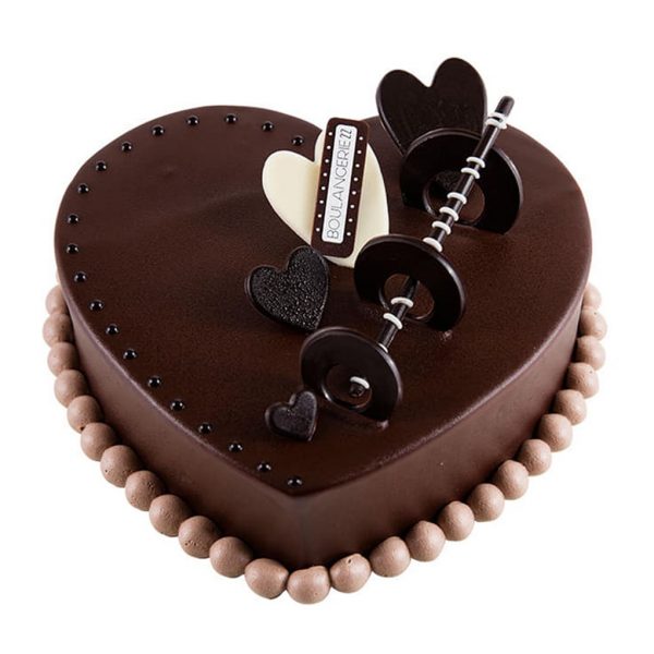 Dark Chocolate Art Deco; Ganache cake by Boulangerie22