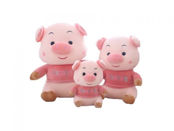 Happy Pig Stuffed Toy