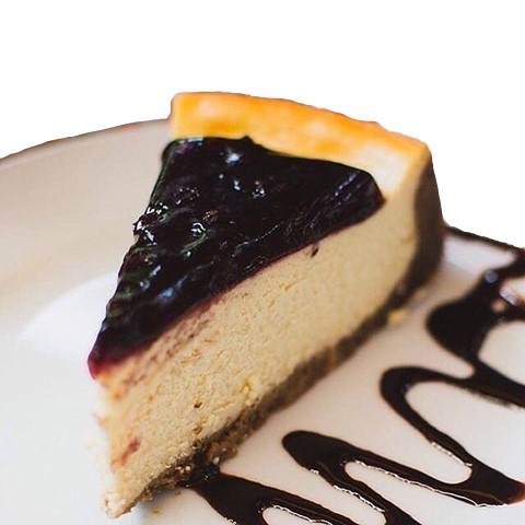 Banapple Blueberry Cheesecake-Slice