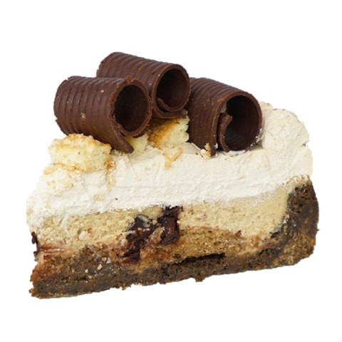 Dark Chocolate Tiramisu Cheesecake-Slice by Banapple-