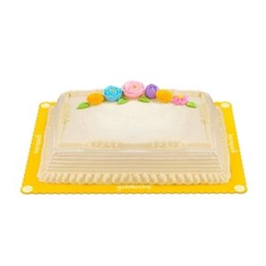 Goldilocks Pastel Blooms Marble 8x12 Cake