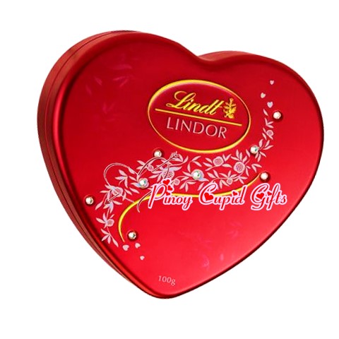 Lindt Lindor Crystal Heart Chocolate 96g