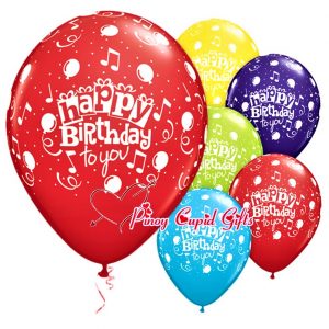 6 Assorted Birthday Balloons