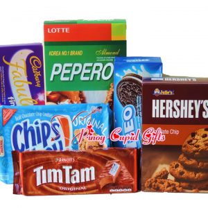 Assorted Cookies Gifts: Hershey, Oreo, Chips Ahoy, Cadbury , Tim Tams, Peppero
