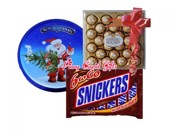 Holiday Cookies and Ferrrero, Snickers Chocolates