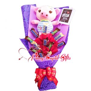Bear/Mini chocolates bouquet
