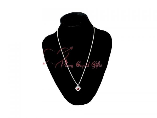 Heart Red Stone Necklace