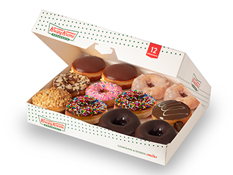Krispy Kreme Pre-assorted donuts