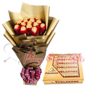 16pcs Ferrero Bouquet, Toblerone Gift Pack 6x50g