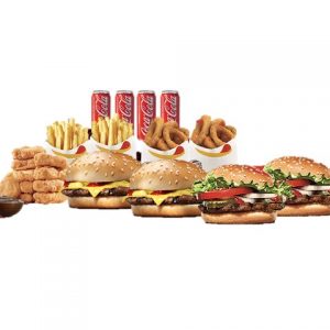 Burger King -King Feast Meal for 4