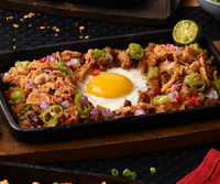 Chicken Sisig with Egg by Kuya J