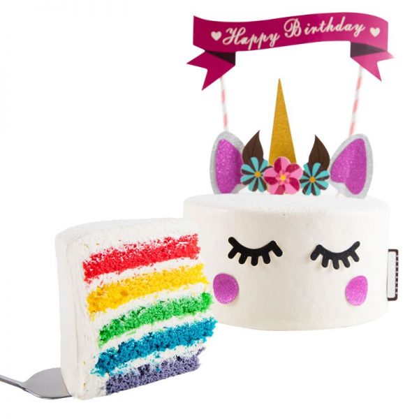 Unicorn Rainbow Cake by Boulangerie22