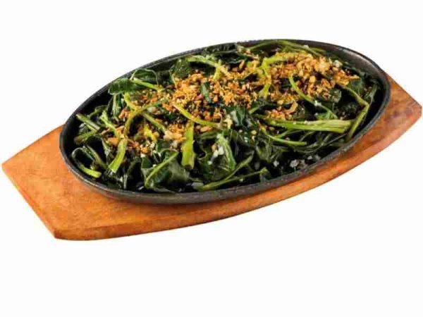 Sizzling Kangkong ala Pobre by Gerry's