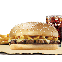 Burger King Mushroom Swiss King Meal