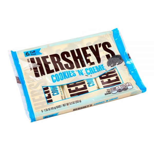 Hershey's Cookies 'n' Creme Chocolate Bars 263g