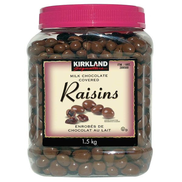 Kirkland Milk Chocolate Raisins 1.5kg