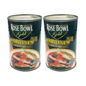 Rose Bowl Gold Sardines In Tomato Sauce 2 x 425g