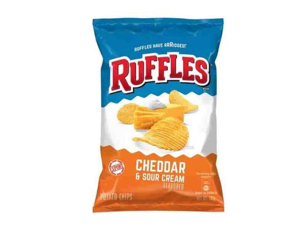 Ruffles Cheddar & Sour Cream Potato Chips 180g