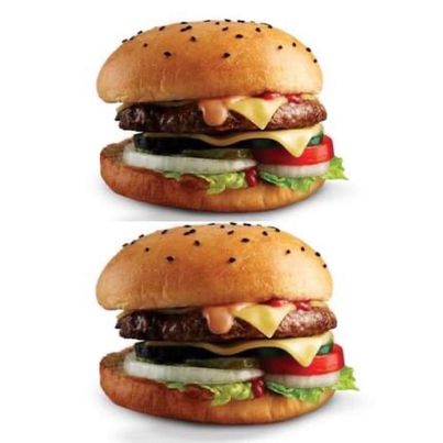 2 BAAAD Burgers (Angus Beef, 2 cheese, lettuce, tomato