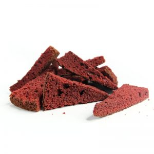 Toasted Red Velvet Cake Rusk