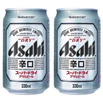 ASAHI JAPANESE BEER (300MLS X 2 CANS)