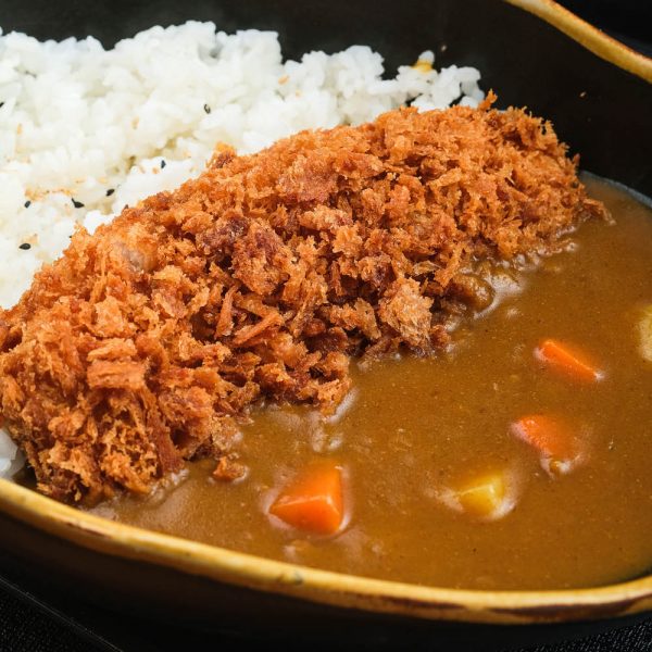 Yabu minced pork, beef and cheese served with special curry sauce