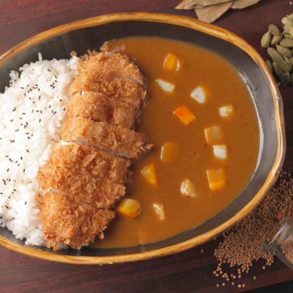 Pork Loin/Rosu Katsu served with special curry sauce