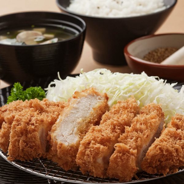 Yabu Rosu (Pork Tenderloin) Katsu Set; Japanese Cuisine