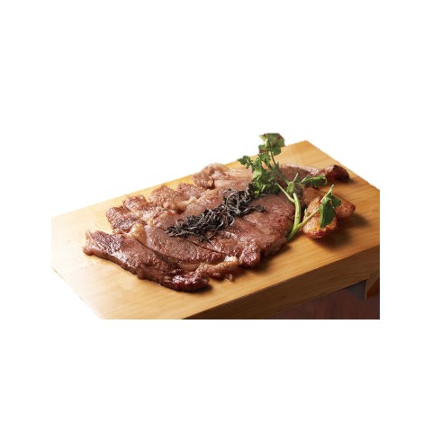 Premium beef rib-eye steak, osaka style.