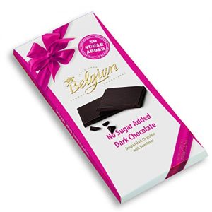 Belgian No Sugar Added Dark Chocolate 100g