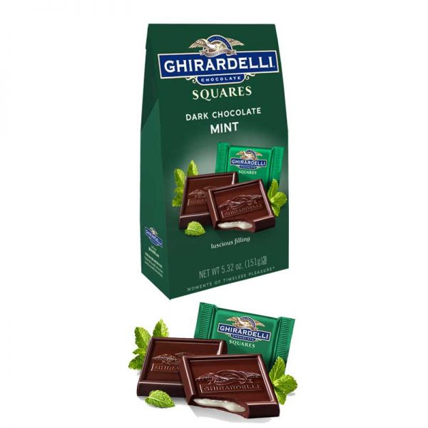 Ghirardelli Dark Chocolate & Mint Squares 151g