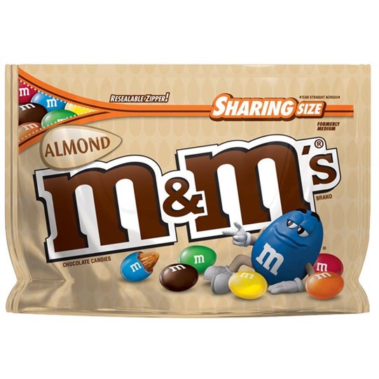 M&M's Almond Chocolate Candy Sharing Size 263.6g