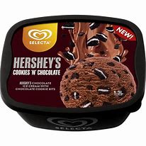 Selecta Hershey's Cookies N' Chocolate Ice Cream 1.3L