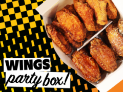 Yellow Cab Chicken wings party box