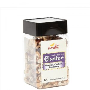 Andi Almonds, Cashew & Cranberry Nut Cluster 200 g