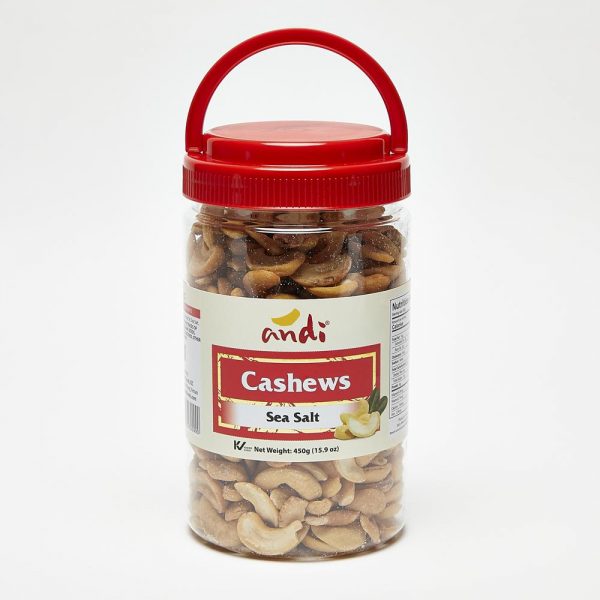 Andi Sea Salt Cashews 450g