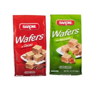 Baron Wafer 400g: Chocolate or Cacao