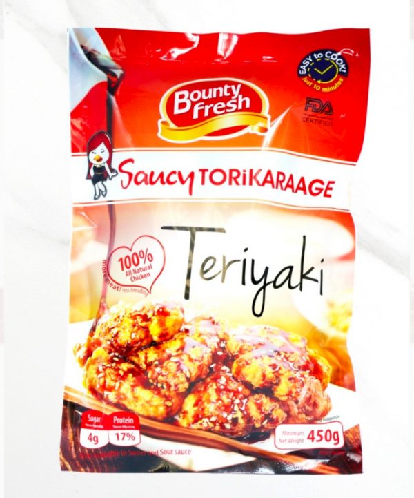 Bounty Fresh Saucy Torikaraage Teriyaki 450 g