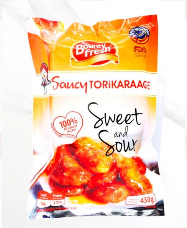 Bounty Fresh Sweet and Sour Saucy Tori Karaage 450g