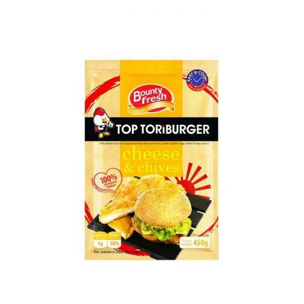 Bounty Fresh Top Toriburger Cheese & Chives 450 g