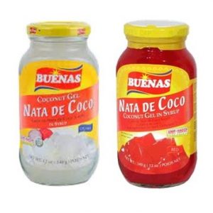 Buenas Nata De Coco (White and Red) 340g x2