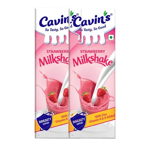 Cavin's Strawberry Milkshake 1Lx2