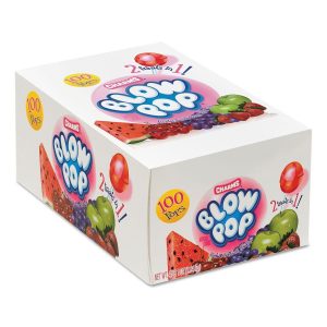 Charms Blow Pop Assorted Bubble Gum Filled Pops 100s